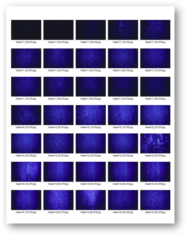 Photos via sapphire lens utilizing Optical Imaging Profiler - Ultra Violet probe